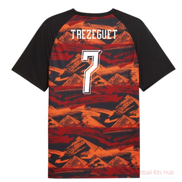 [EFS] 2026/27 Egypt Warm Up Jersey (Black) (Trezeguet 7)