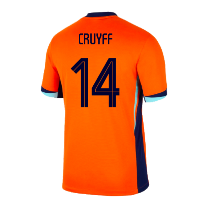 2024-2025 Netherlands Football Team Home Shirt (Cruyff 14)