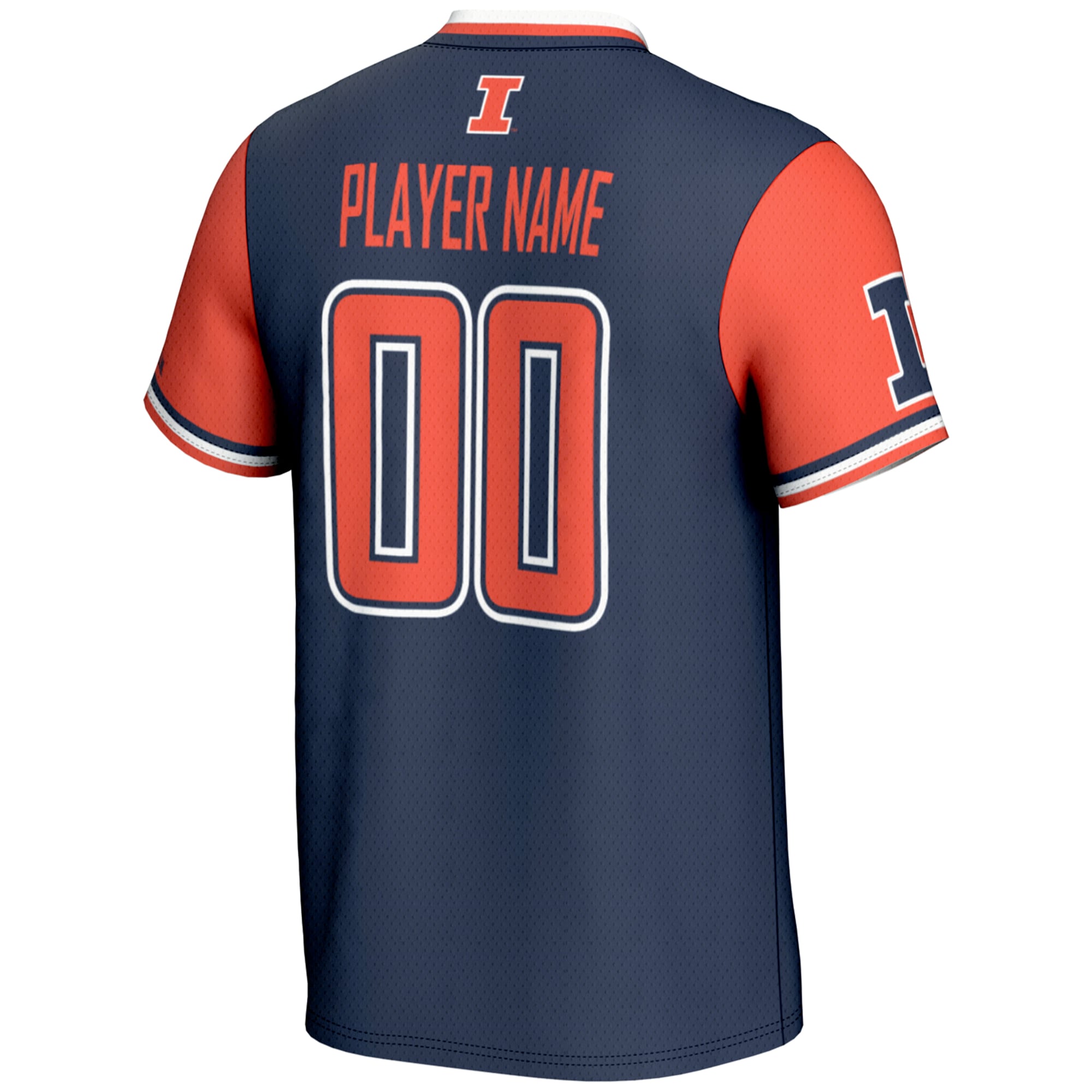 [NJP] Illinois Fighting Illini GameDay Greats Unisex NIL Pick-A-Player Lightweight Softball Jersey - Navy