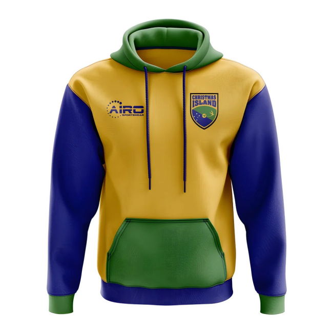 Christmas Island Concept Country Football Hoody (Yellow)
