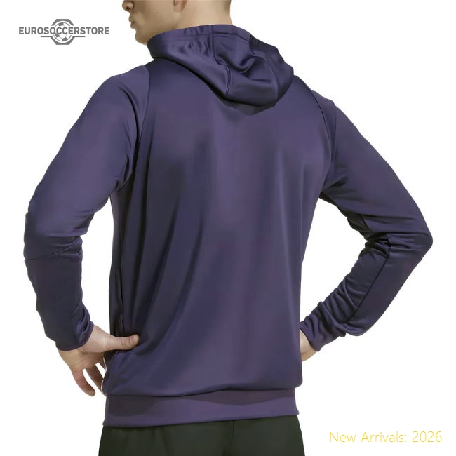 Official Premium Training Hoody Aurora Plum 2025-2026 Man Utd