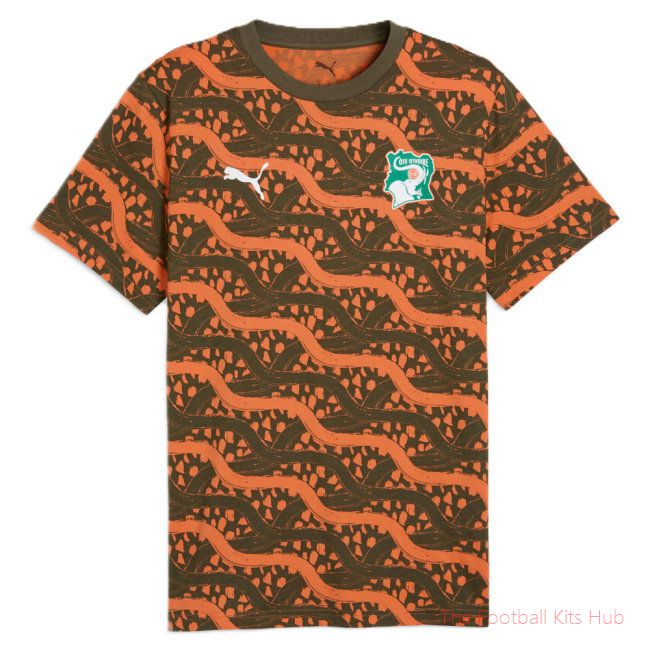 2026-2027 Ivory Coast FtblCulture Tee AOP (Black)