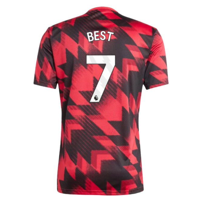 Match-Quality Man Utd 2025-2026 Man Utd Pre-Match Shirt (Red) (Best 7)