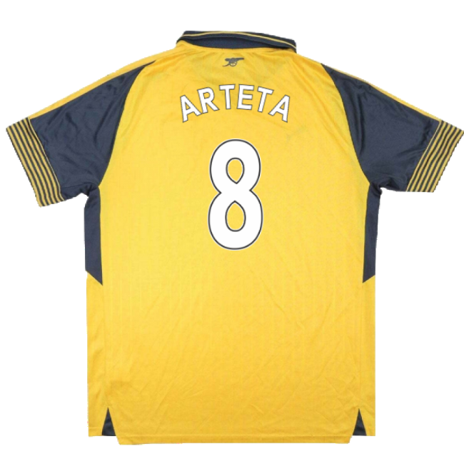 Arsenal Away Shirt Mint S Arteta #8 Authentic Design Devoted Fresh...