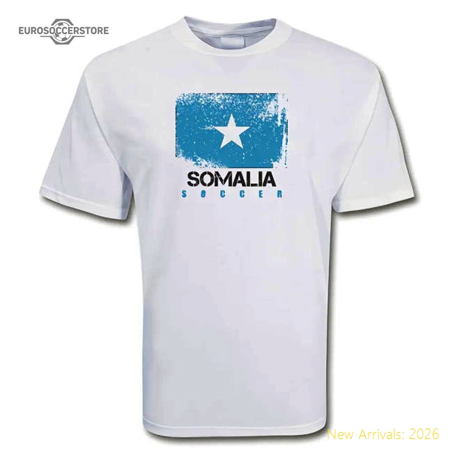 Somalia Soccer 20242025 Regular Tshirt  Authentic Sleek