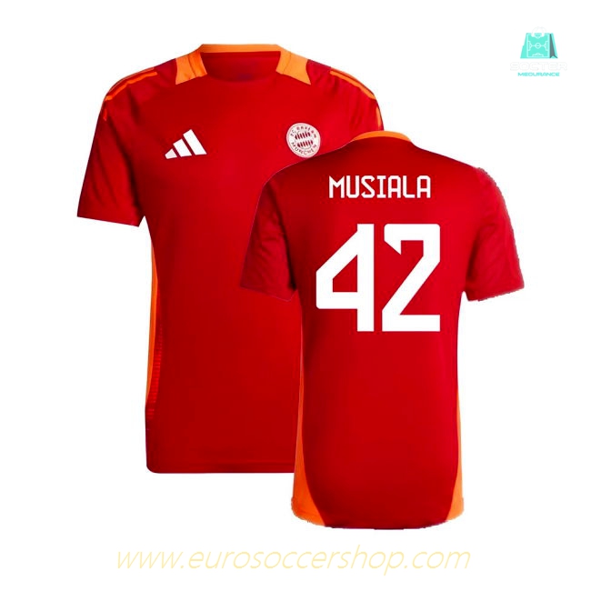 2024-2025 Bayern Munich Training Shirt (Red) (Musiala 42)