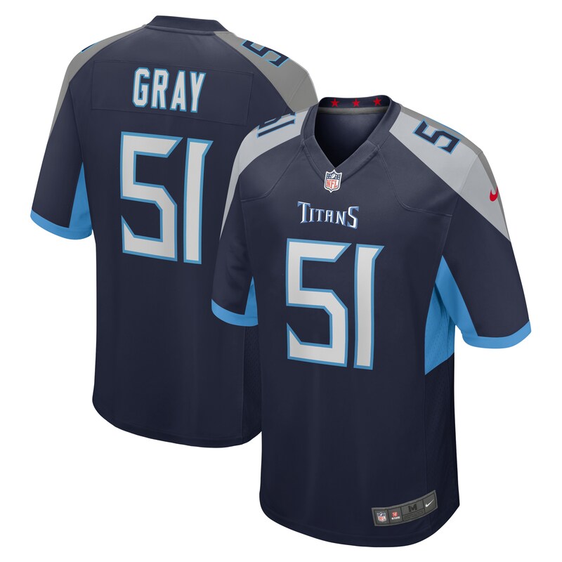 None Cedric Gray Champion TEN Titans Authentic Jersey Football Apparel