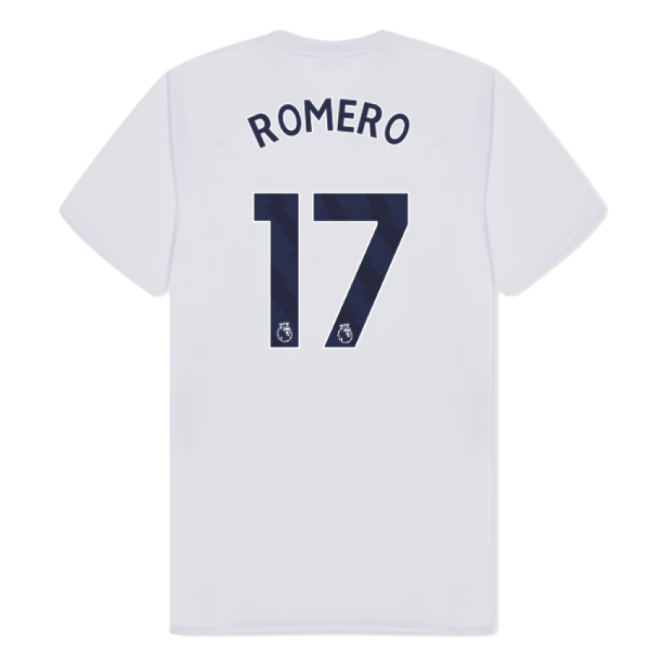 Tottenham 2023-25 Home Football Shirt Featuring Romero 17 L M S