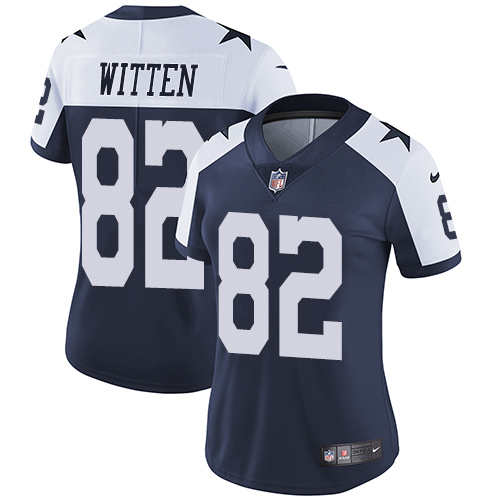 Authentic C Cowboys NFL #82 Jason Witten Limited Navy Jersey