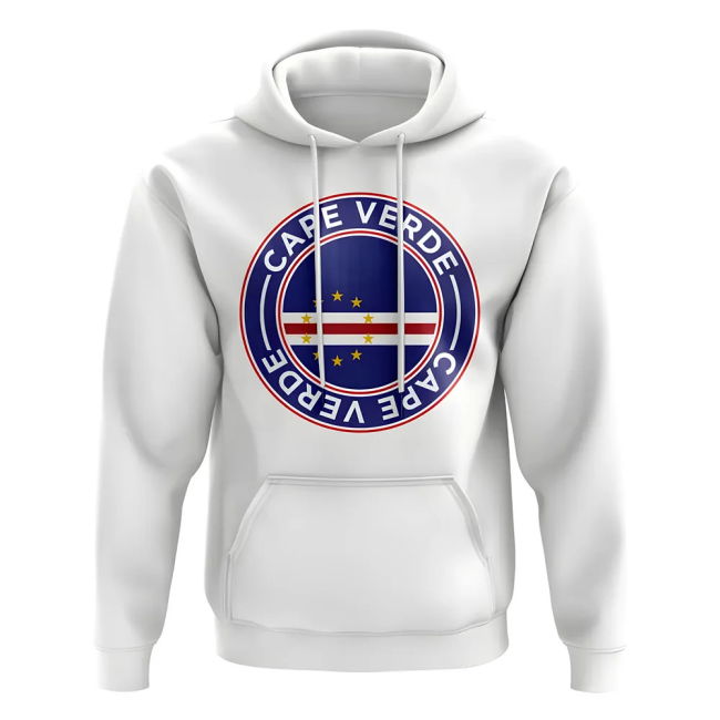 Climate-Control Cape Verde Football Badge Hoodie (White)