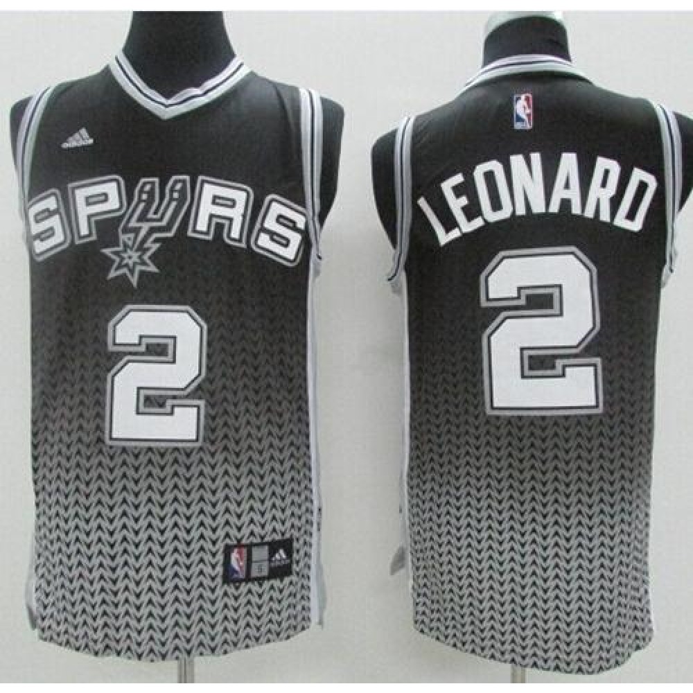 Performance Budget-Friendly Men's SAS #2 Kawhi Black Basketball Jersey