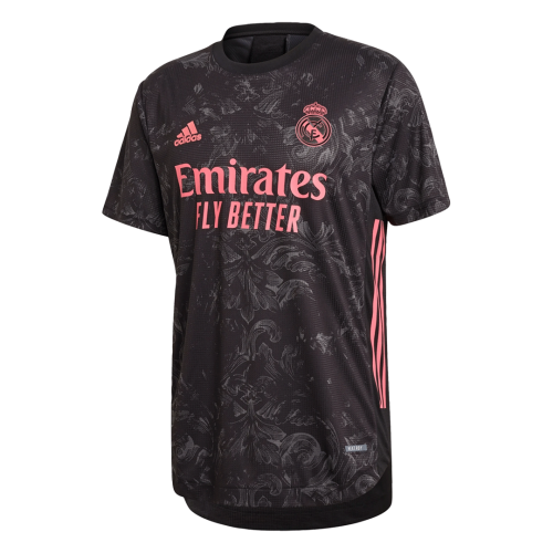 Quick Dry Real Madrid 20-21 Third Black Soccer Jersey Shirt