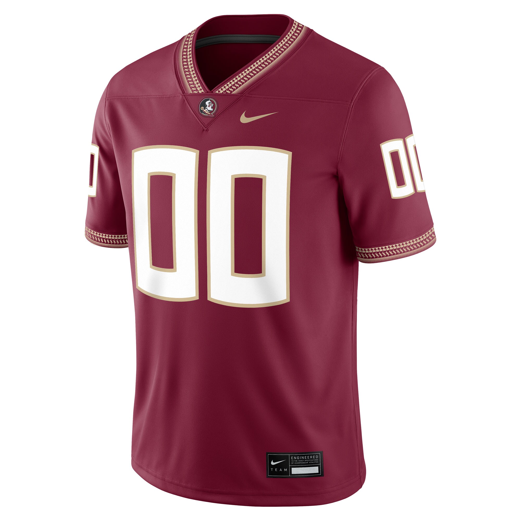 [NJP] Florida State Seminoles NIL Pick-A-Player Game Jersey - Garnet