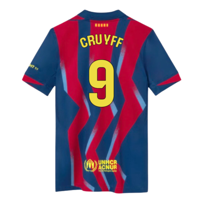 Barcelona Home Performance Jersey Athletic Fit Lightweight