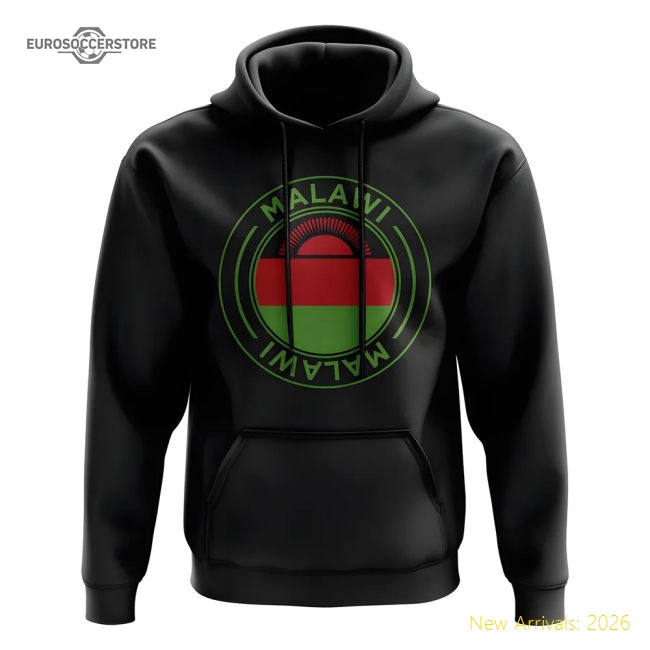 Malawi Football Badge Hoodie (black) - Affordable - Official Design