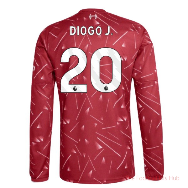 [EFKS] 2026-2027 Liverpool Long Sleeve Home Shirt Diogo J. 20
