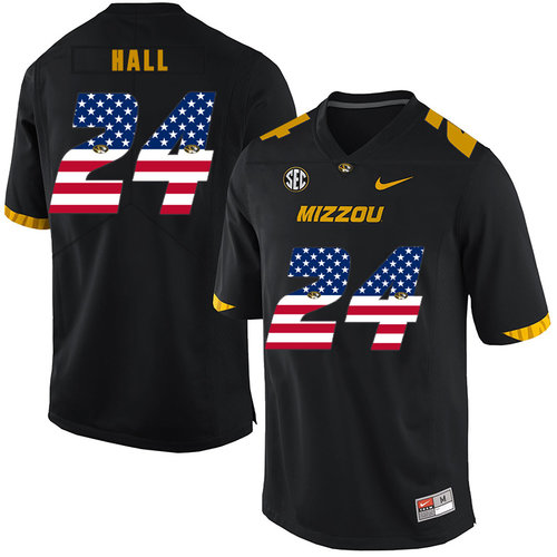 Men's None #24 Terez Hall Black 2024 breathable game day Jersey