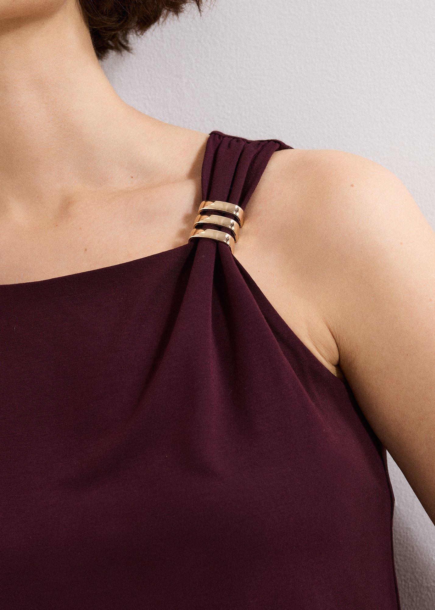 Samie Metal Detail Sleeveless Top