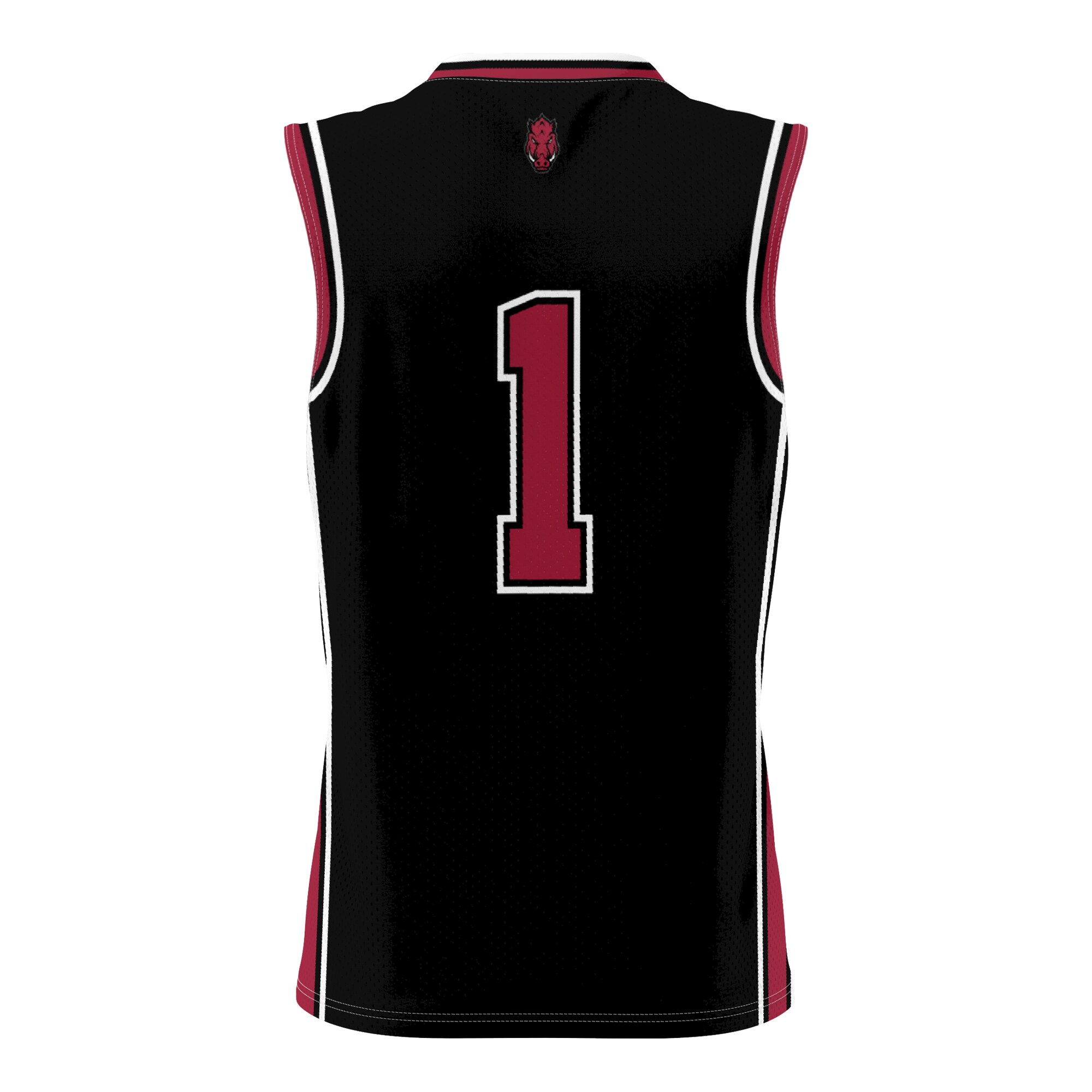 [NJP] Arkansas Razorbacks GameDay Greats Youth Lightweight Basketball Jersey - Black