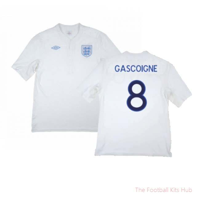 England 2009-10 Home Shirt (XXXL) (Fair) (Gascoigne 8)