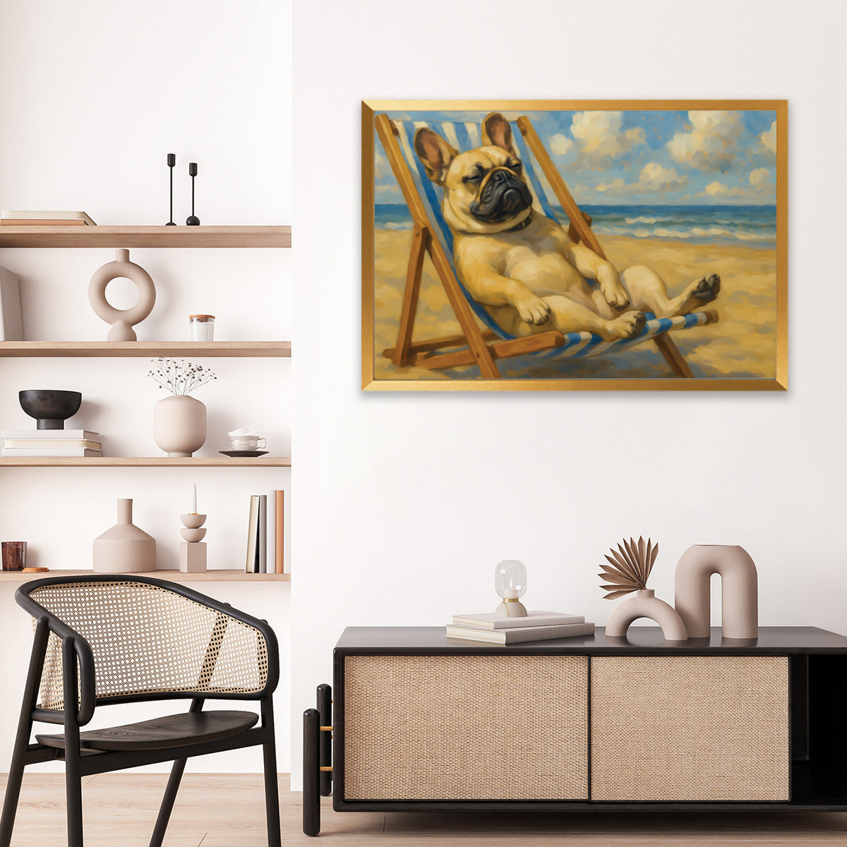 Lifestyle-Driven Bebe - Framed Poster • Wall Decoration as a Gift