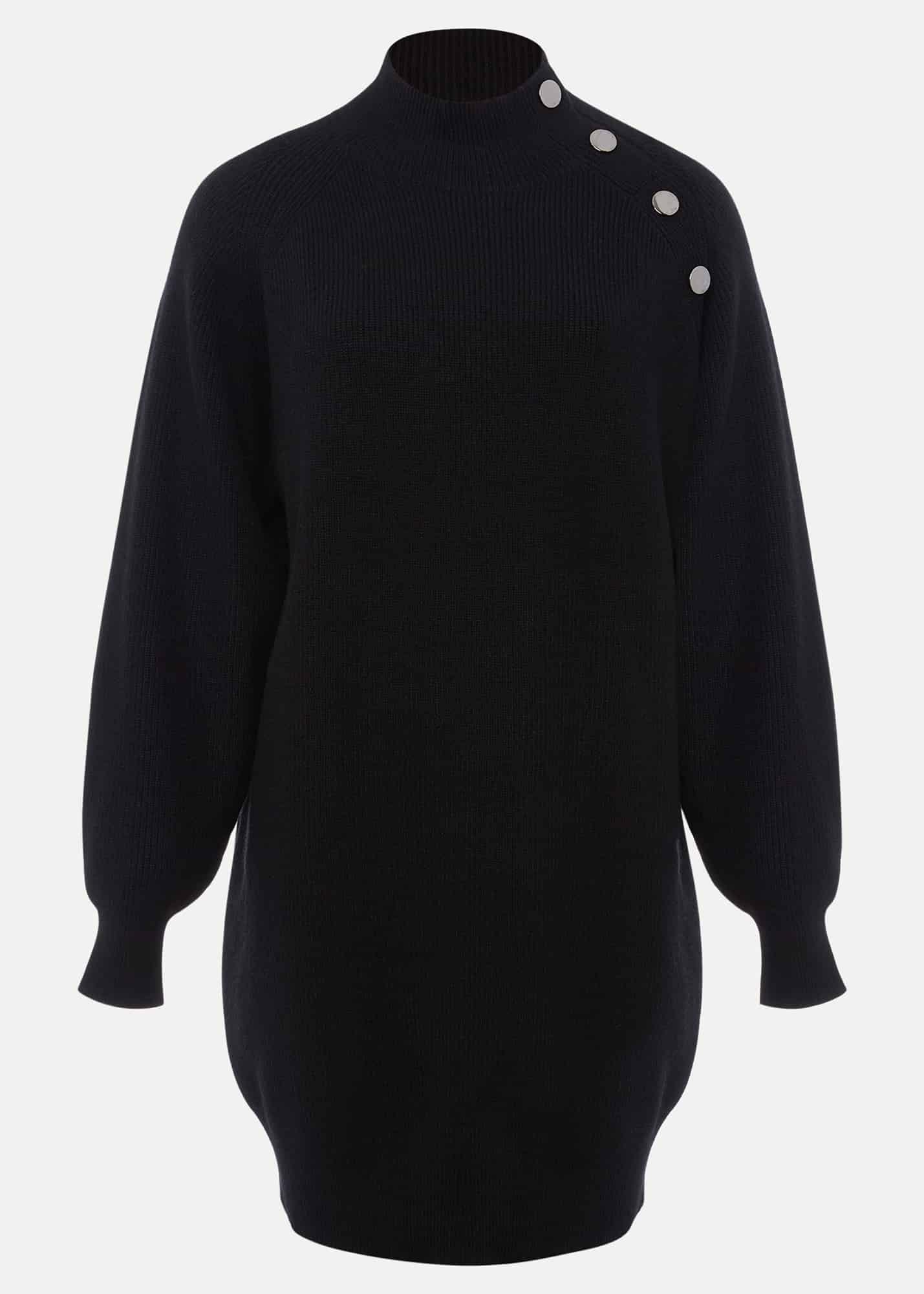 Reeva Cosy Button Detail Dress