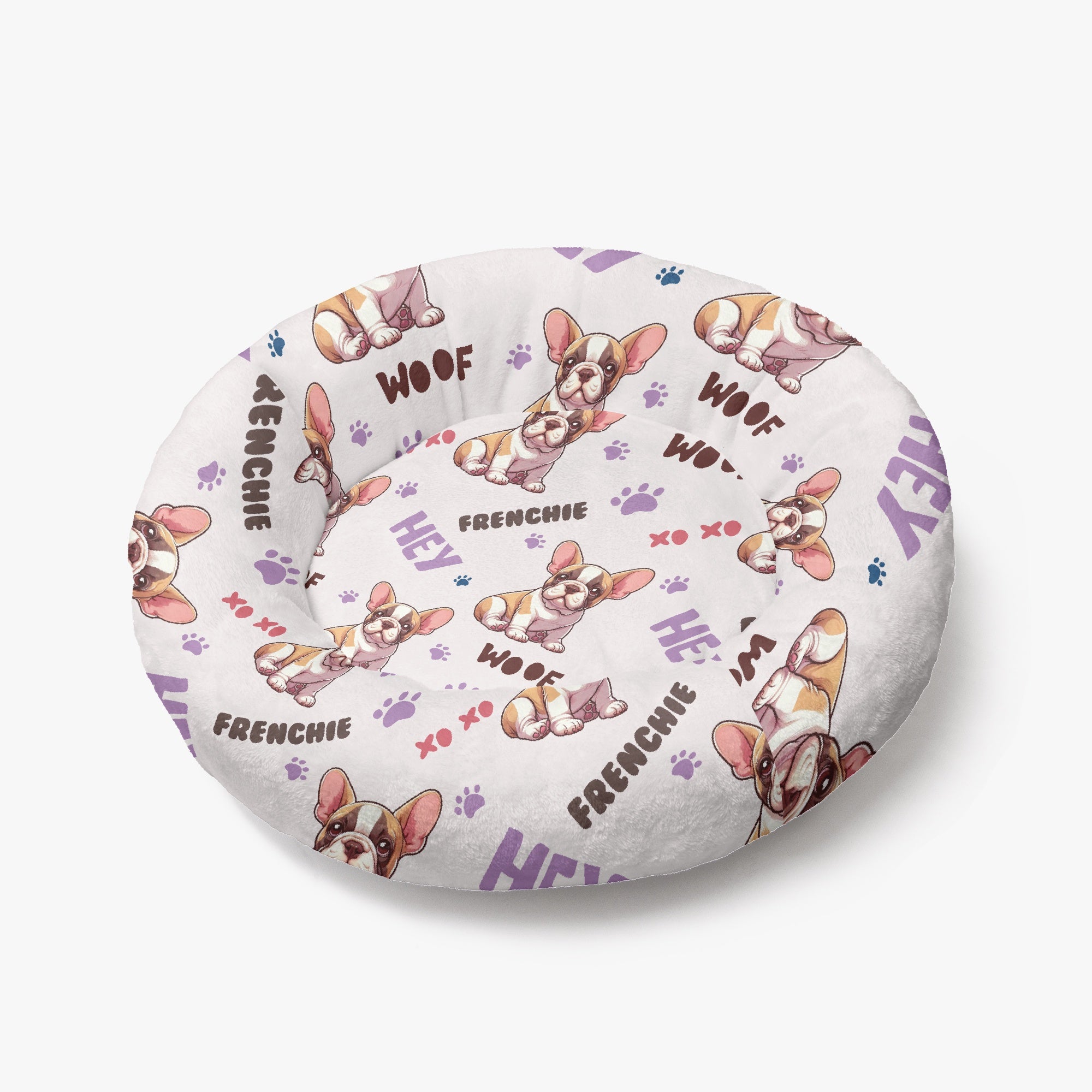 French Bulldog Bean Cloud Comfort Frenchie Bed | Anti Anxiety French