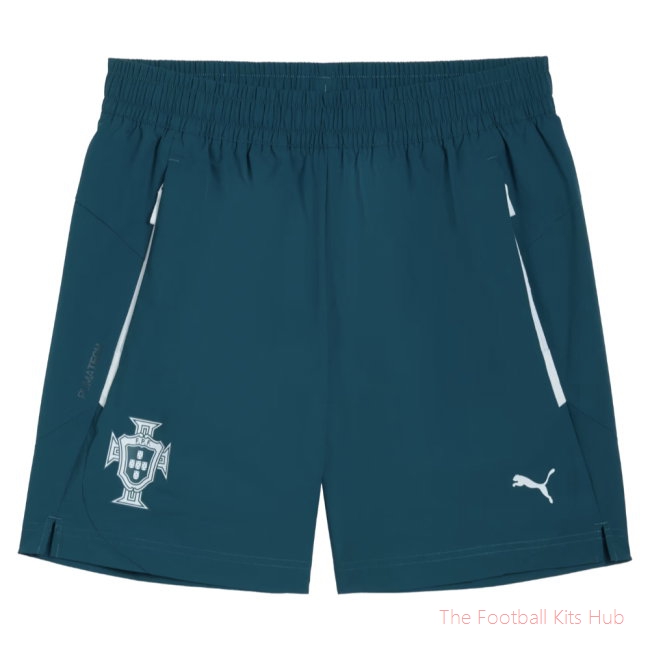 2026-2027 Portugal PumaTECH Relaxed Woven Short (Ocean Tropic)