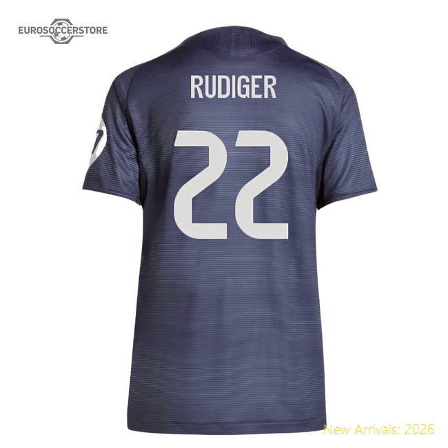 Premium Football Team Ladies Jersey Rudiger 2025-2026 Climacool