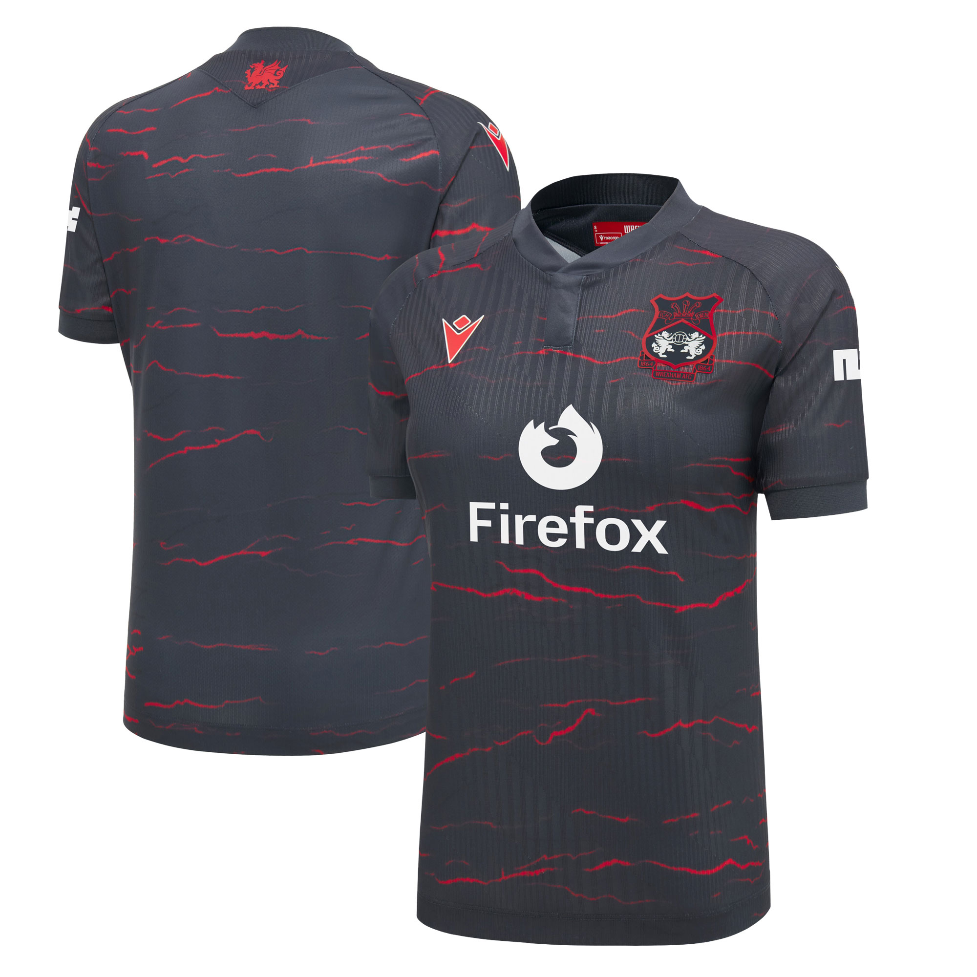 [SJH] Wrexham Women's 2026/27 Away Replica Jersey - Charcoal