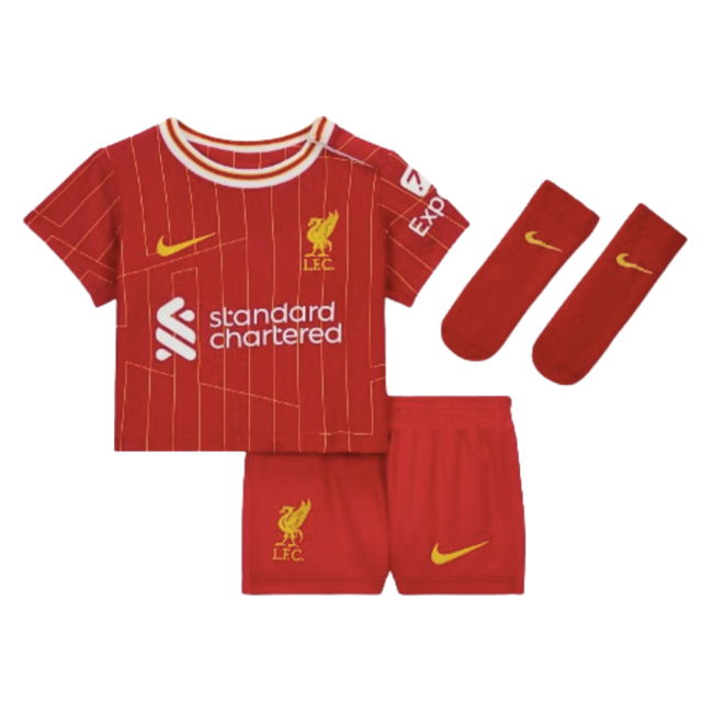 2024-2025 Liverpool Home Infants Baby Kit (M.Salah 11)