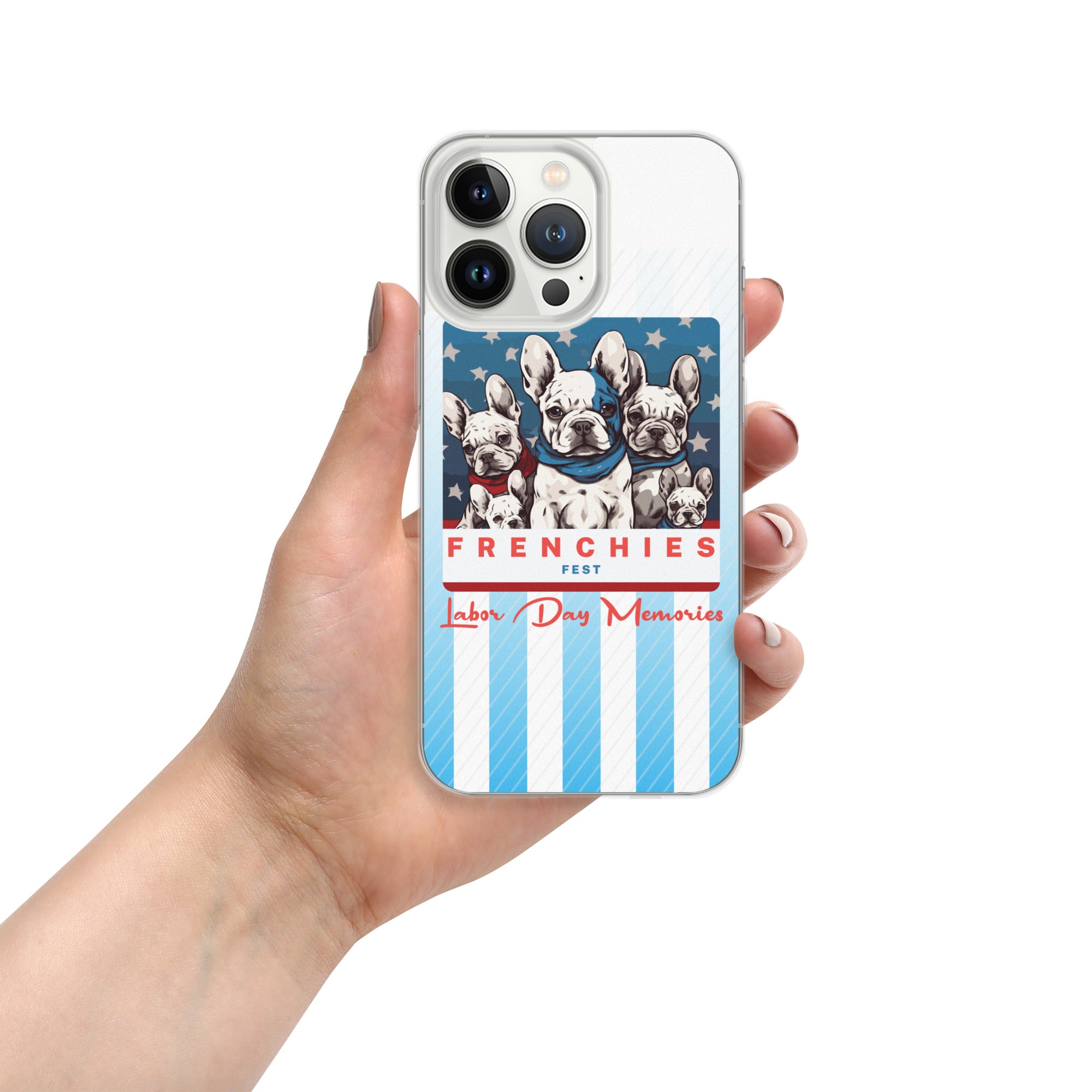 French Bulldog Labor Day Clear Case For Iphone® Durable Dog Item