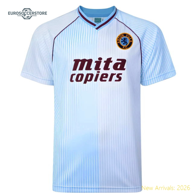 Durable Football Team Kids Aston Villa Jersey 2025-2026 Stretchy