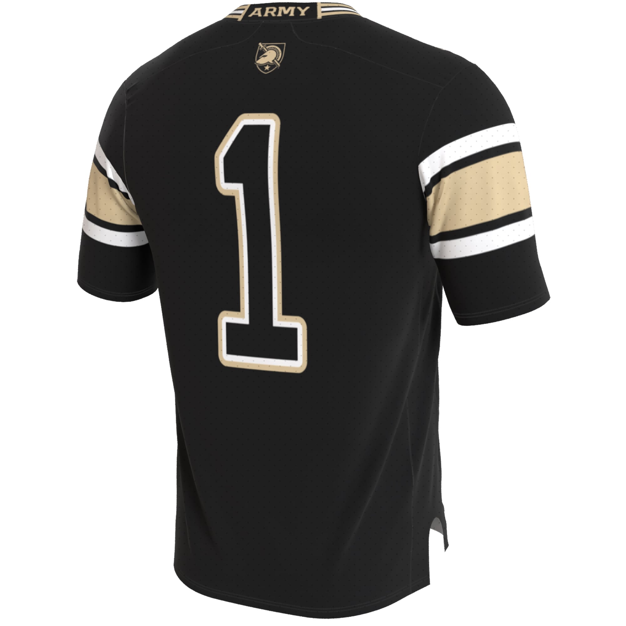 Youth Black Army Black Knights Lightweight Collegiate Football Blackout Fashion Jersey