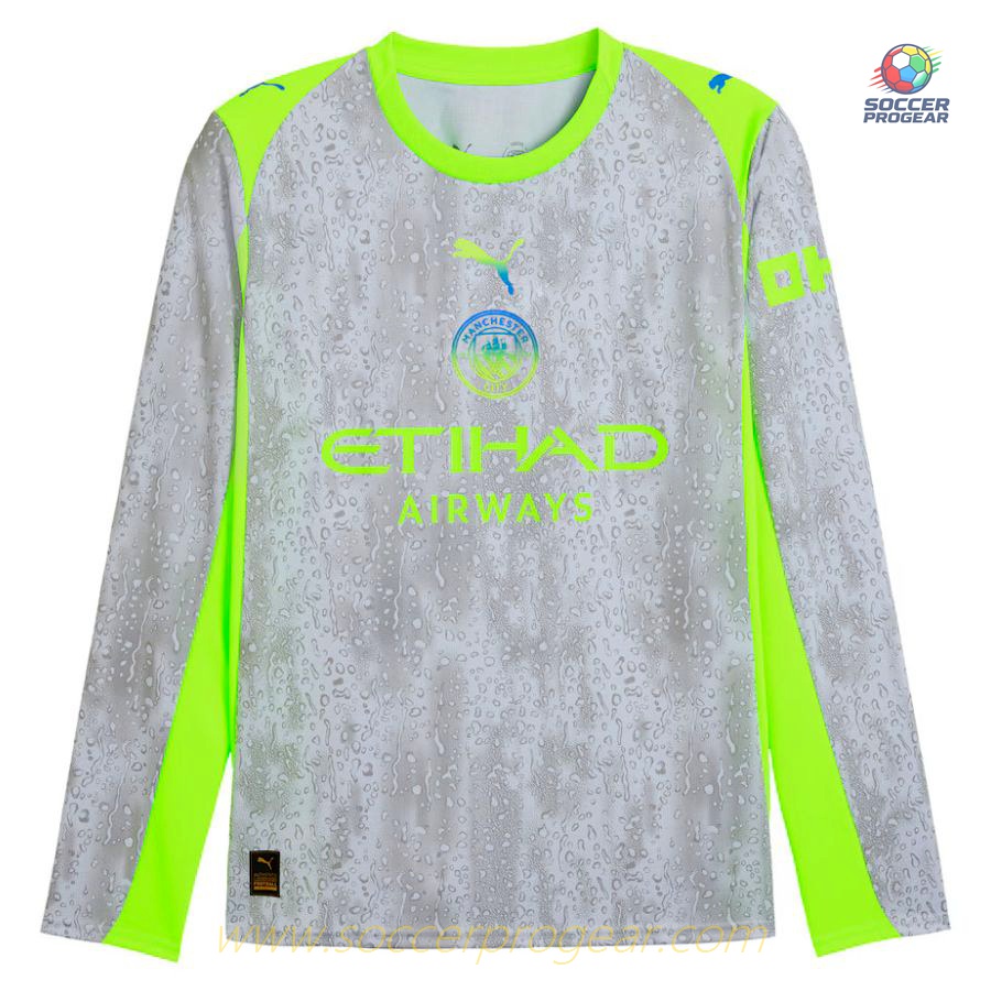 Manchester City Alternate Football Jersey 2025/26 Collection Long-Sleeves