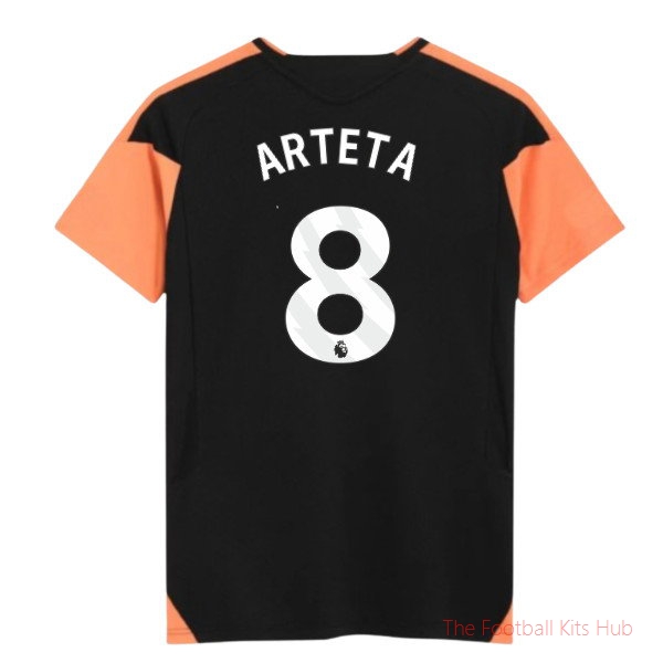 Arsenal 2026-2027 Training Jersey Arteta #8 Match Shirt Black