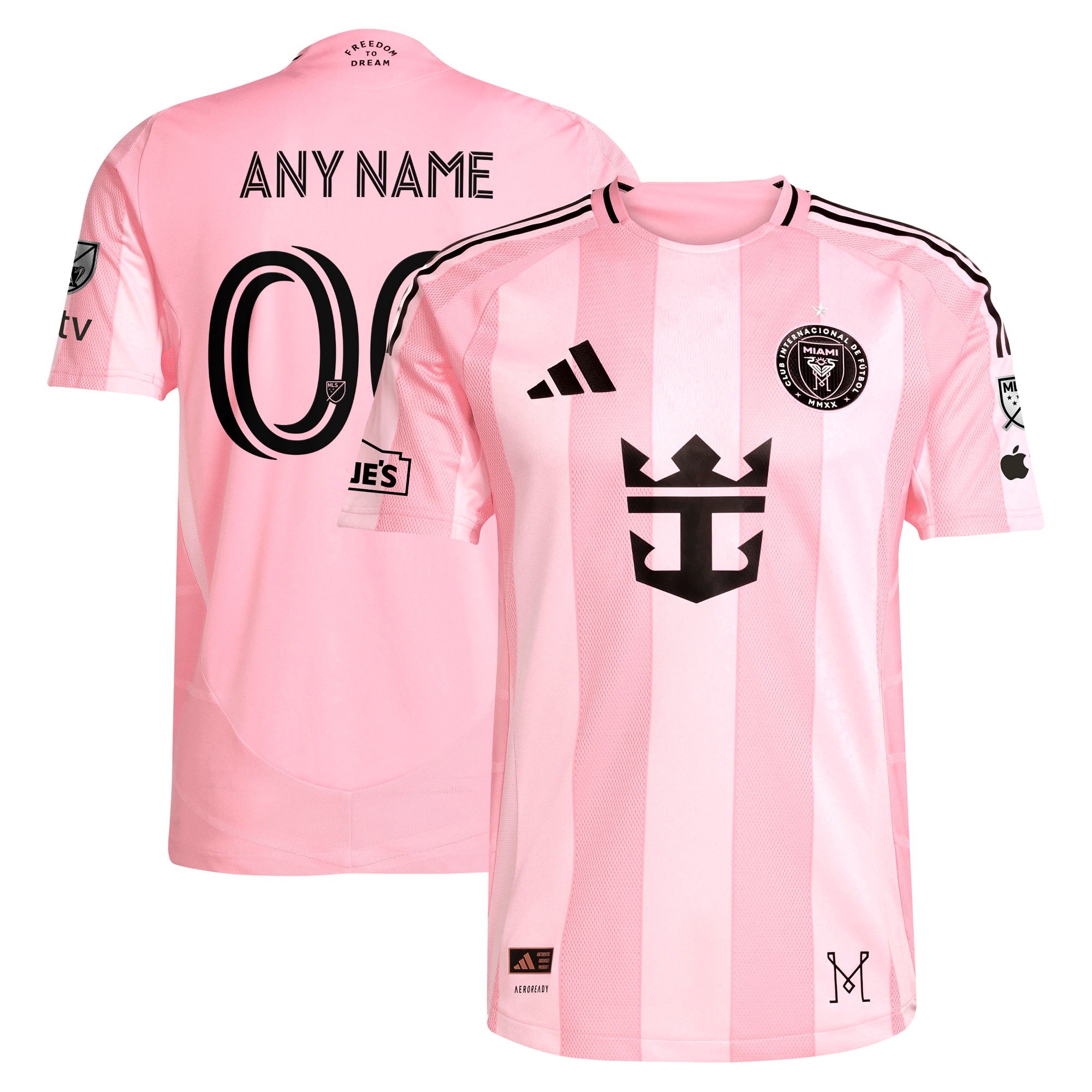 [SJH] Inter Miami CF 2025 Euforia On-Field Authentic Custom Jersey - Pink
