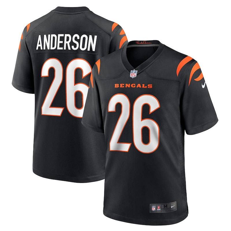 None Tycen Anderson Cincinnati Bengals NFL Team Game Jersey Football A