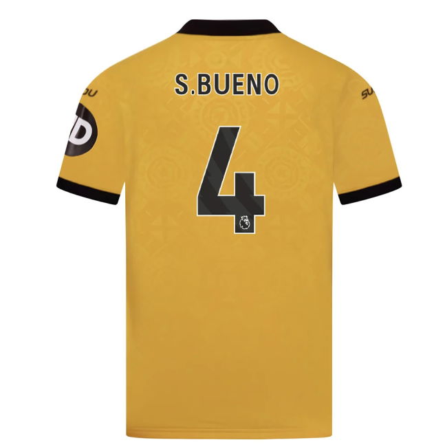 Licensed 2025-2026 Wolves EPL Home Uniform (Kids) (2)