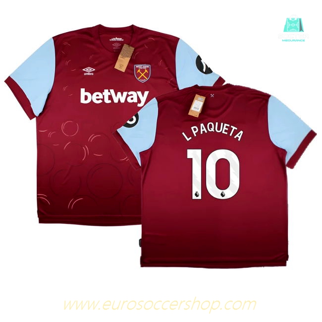 2023-2024 West Ham United Home Shirt (L PAQUETA 10)