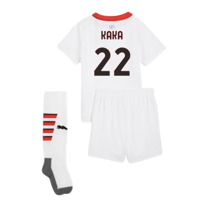 Passionate Acm Ac Milan Away Mini Kit Kaka #22 Match Quality 2025-...