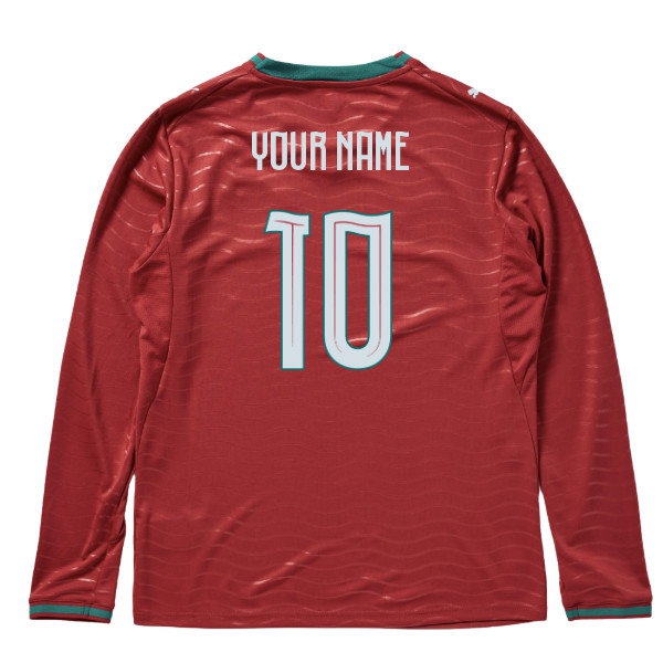 [JED] 2026-2027 Portugal Long Sleeves Home Shirt (Your Name)