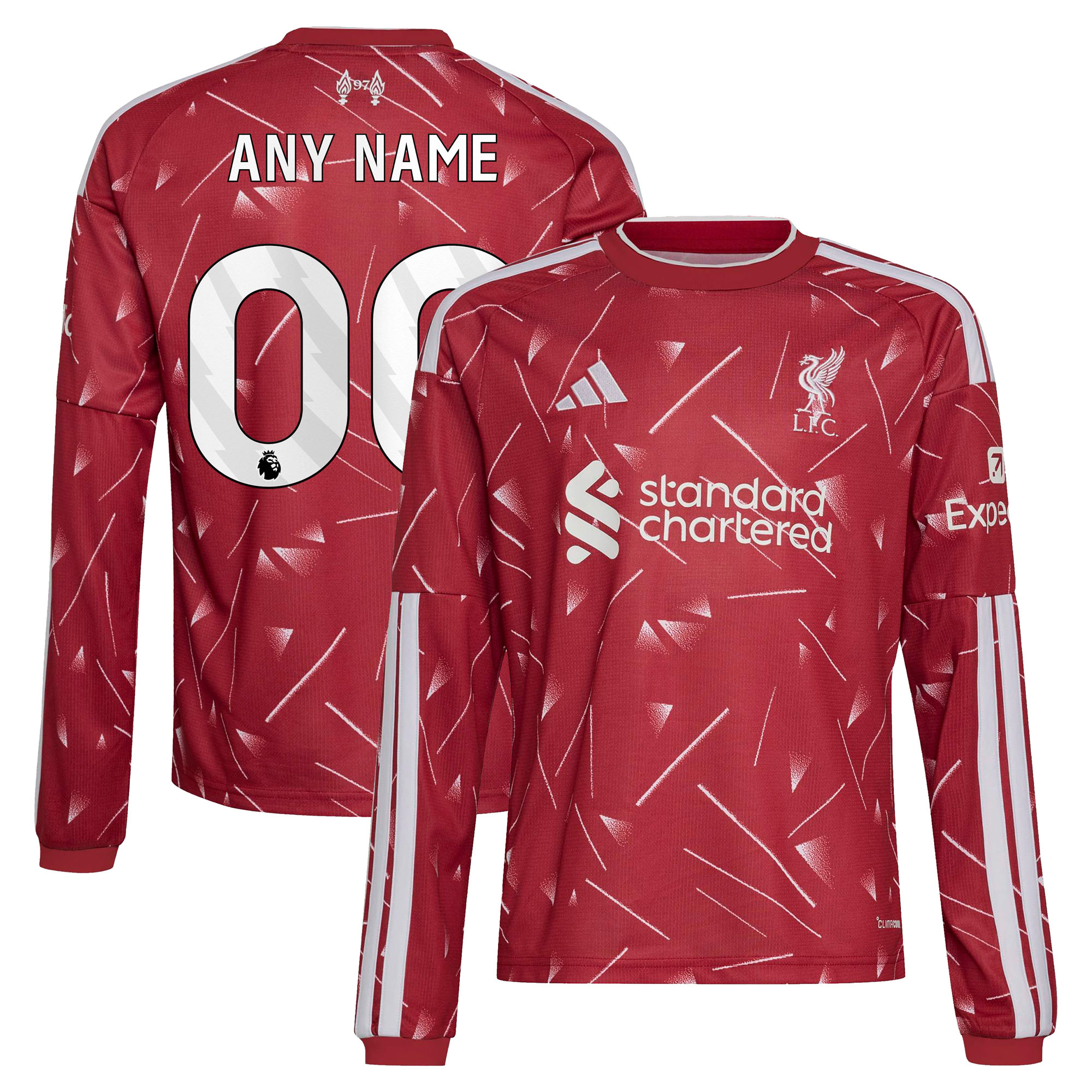 [SJH] Liverpool Youth 2026/27 Home Replica Long Sleeve Custom Jersey - Red