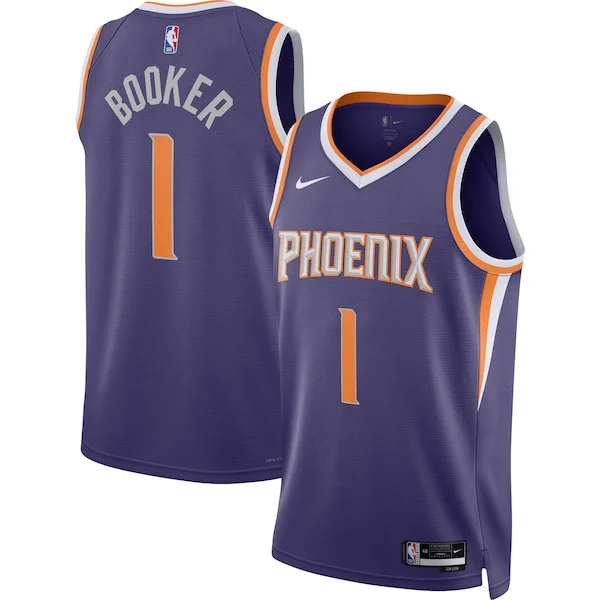 Devin Booker PHX Swingman Jersey - genuine retro - White workout