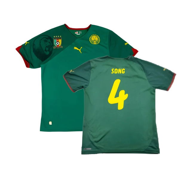Cameroon 2010-11 Home Shirt ((Excellent) L) (SONG 4)