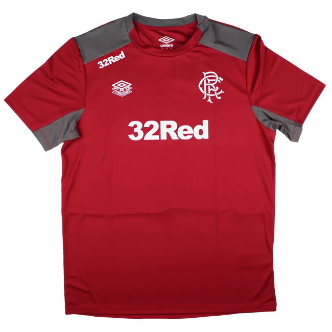 Durable 2025-2026 Football Club Training Red With Retro Design