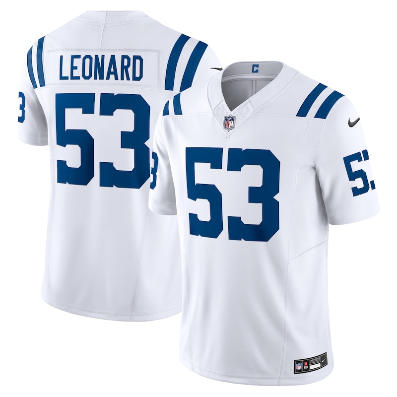 None Shaquille Leonard Indianapolis Colts Fan Favorite Team Game Je...