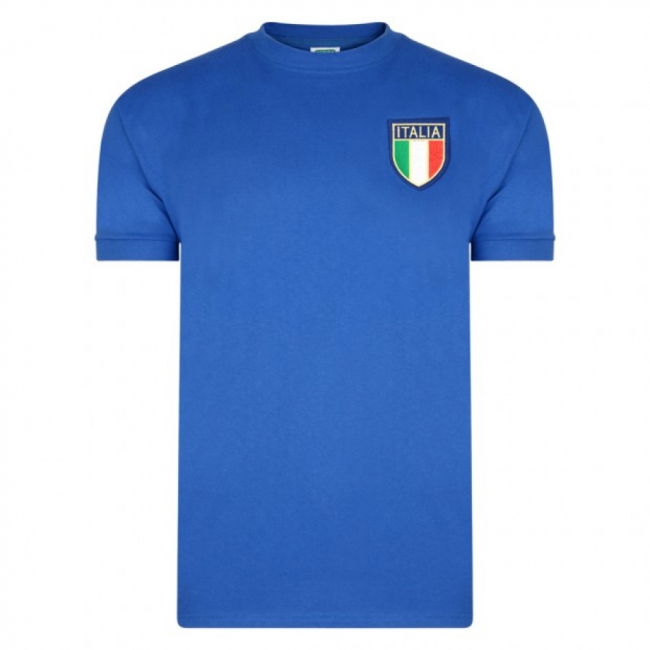 Score Draw Italy 1970 World Cup Final Shirt Authentic Authentic