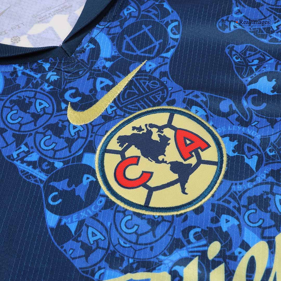 Kid's Club America Away Soccer Jersey Kit(Jersey+Shorts) 2024/25Authen