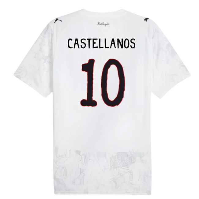 Manchester City Home Football Shirt 2025-20 Season Castellanos 10 L...